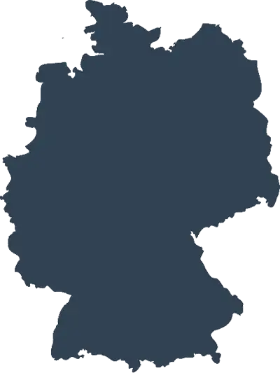 Deutschlandkarte – Abholgebiet Autoankauf Steinhagen